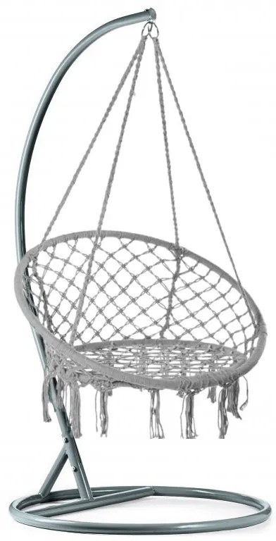 Szürke KOLUMBIA függőfotel állvánnyal