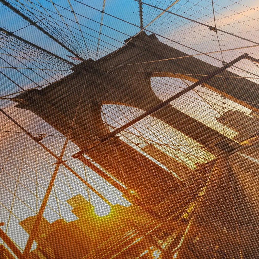 Kép - Brooklyn, híd, Manhattan, New York (120x50 cm)