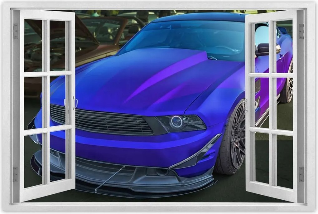 Poszterek 120x80 Kék-lila autó