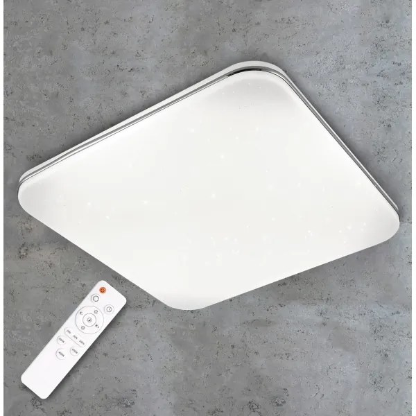 LED Szabályozható mennyezeti lámpa SYRIUS távirányítással LED/72W/230V