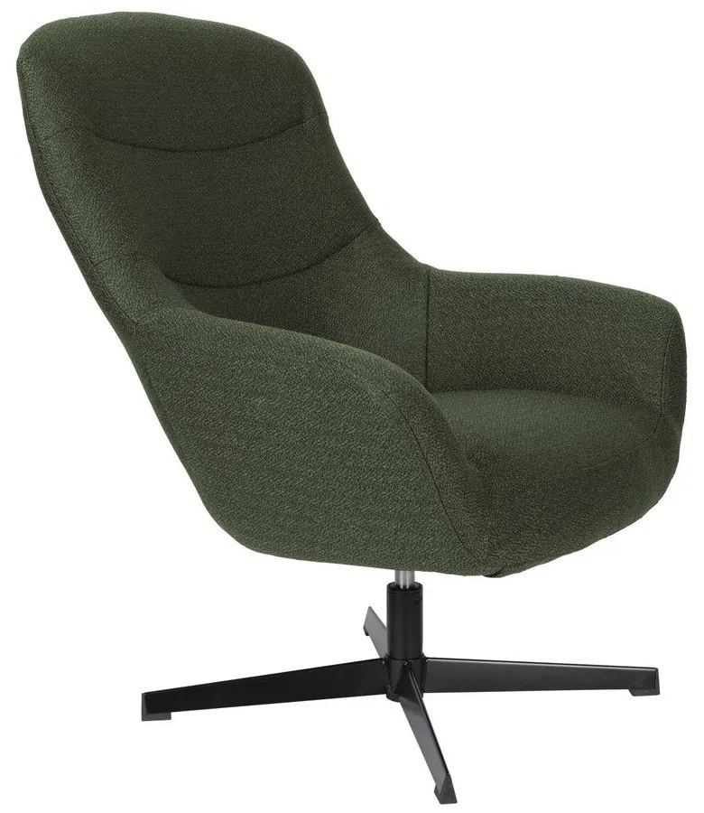 Sötétzöld fotel Yuki – White Label