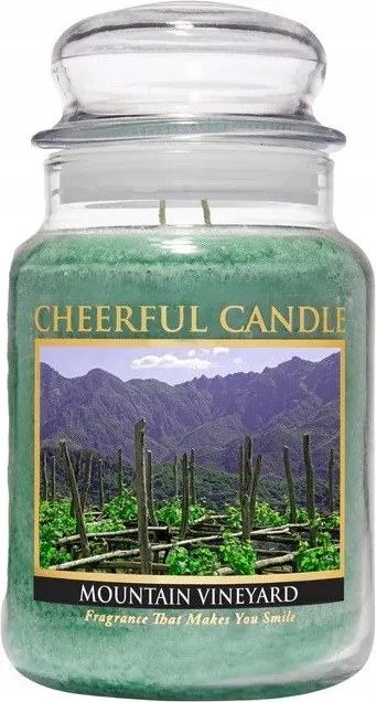 Mountain Vineyard Cheerful Candle nagy