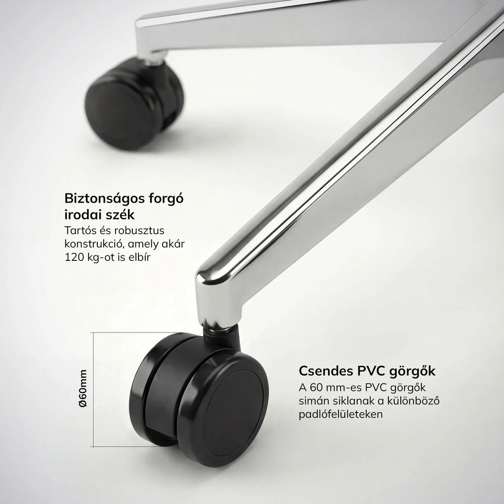 Ergonomikus irodai szék világos bézs AXIS