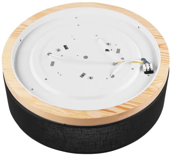 Brilagi - LED Mennyezeti lámpa BELLADONNA 3xE27/15W/230V fekete/fenyő