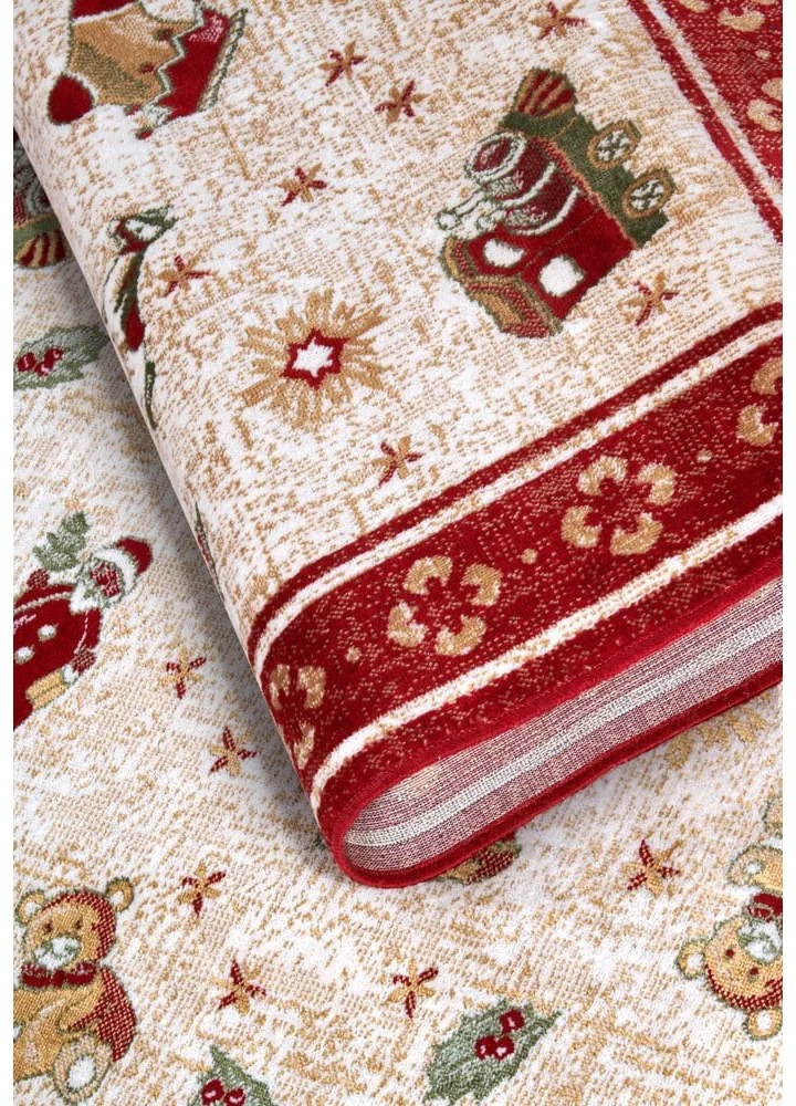 Piros pamutkeverék szőnyeg karácsonyi mintával 160x230 cm Toy's Delight Red Christmas – Villeroy&amp;Boch