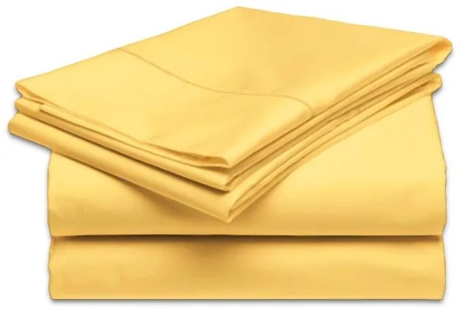 EMI Standard lepedő sárga színű, Fix lepedő 140x220