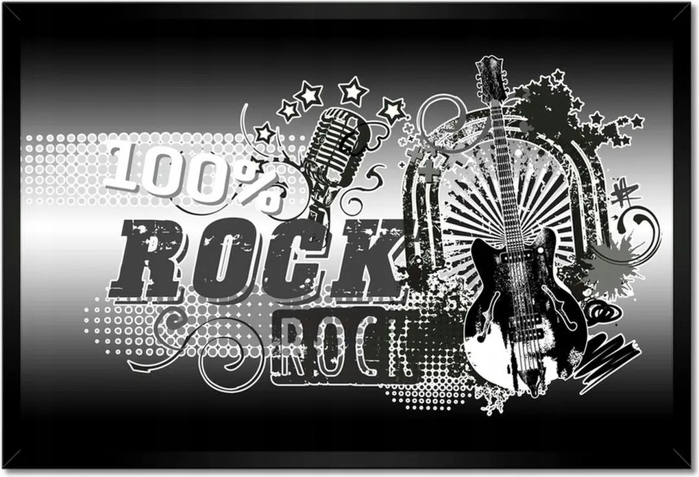 Poszterek keretben 60x40 Száz százalék Rock