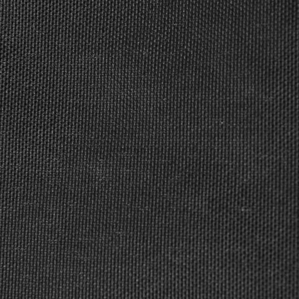 antracitszürke háromszögű oxford-szövet napvitorla 4,5x4,5x4,5m