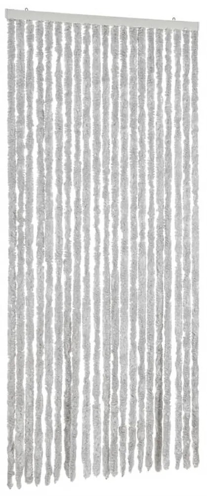 szürke zsenília rovarfüggöny 90x200 cm