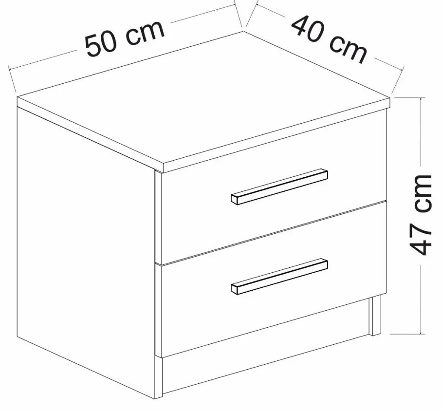 Éjjeliszekrény Kale - 84