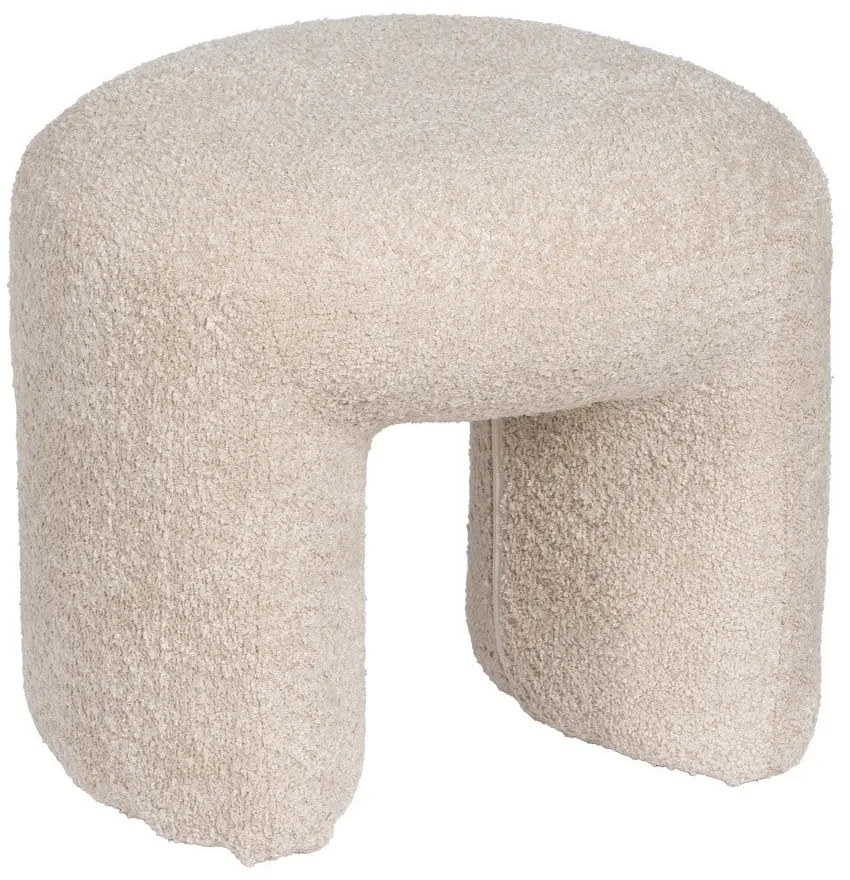 Bézs buklé puff Suave – Ixia