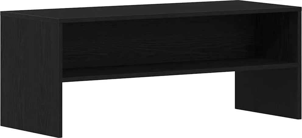 vidaXL fekete tölgy szerelt fa TV-szekrény 100 x 40 x 40 cm