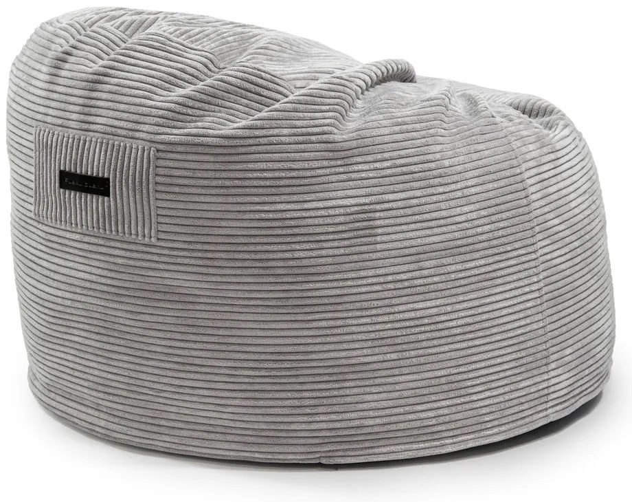 Mustársárga kordbársony gyerek babzsákfotel Om 85 – SLOWDOWN