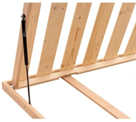 OSLO 90x200 cm oldalsó kihajtható merev lécrács