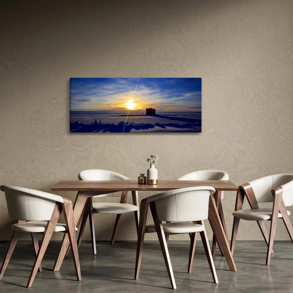 Kép - sarkvidéki táj (120x50 cm)