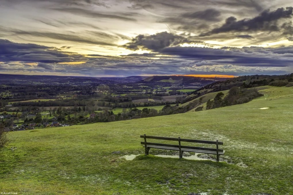 Poszter 30x20cm Reigate Hill, Assaf Frank