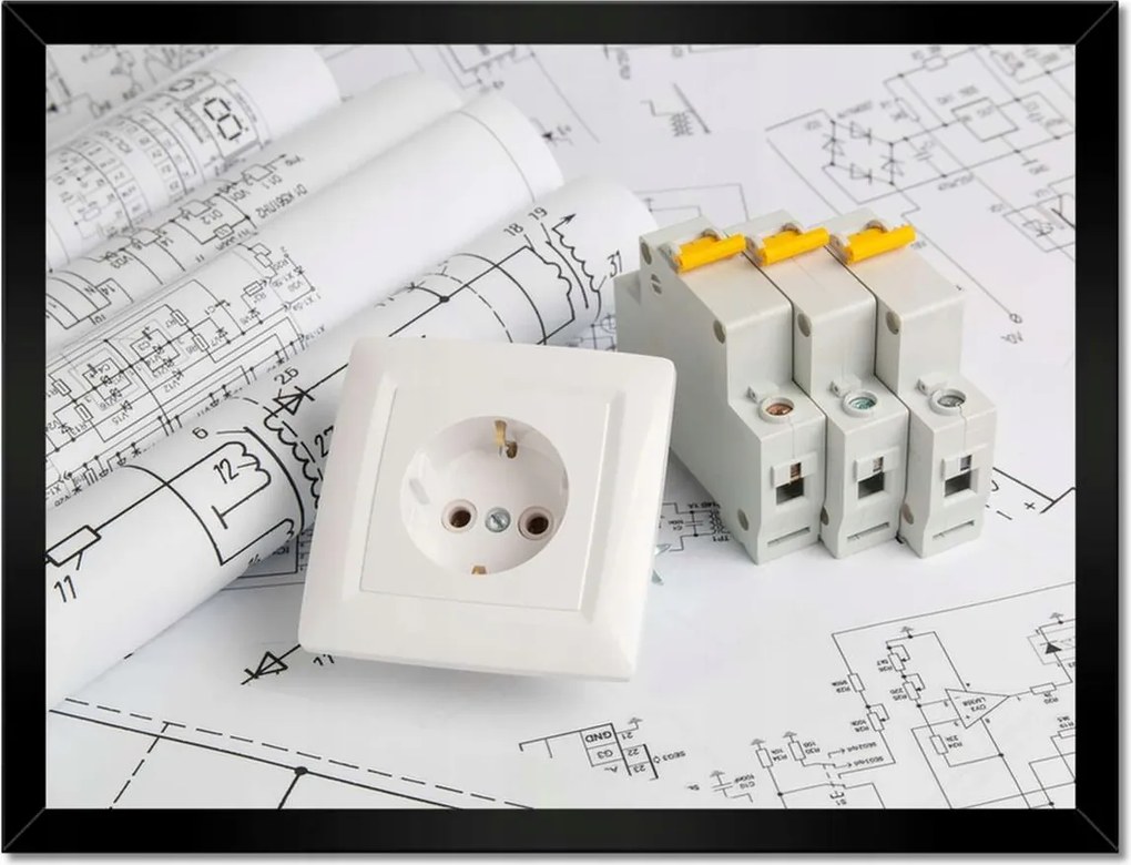 Poszterek keretben 40x30 Elektromos érintkezők