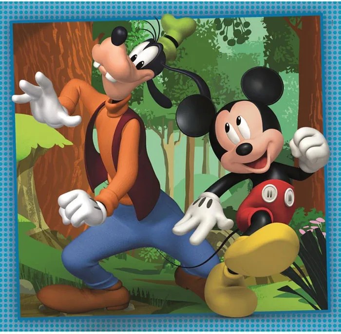 Disney Mickey Clubhouse 3x48 db-os puzzle Clementoni