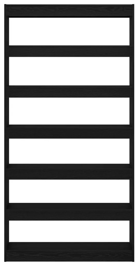 Könyvespolc Fekete tölgy Szerelt fa 100 x 30 x 198 cm Polcolás