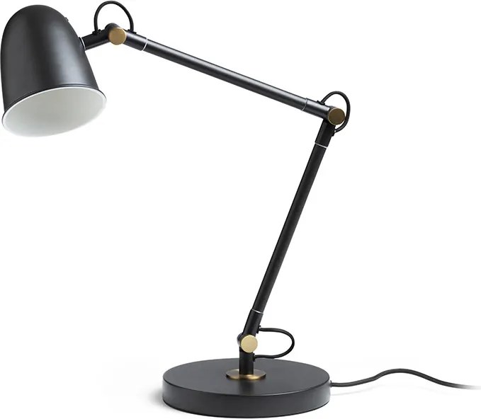 RENDL DANNY stolní černá mosaz 230V LED E14 5W