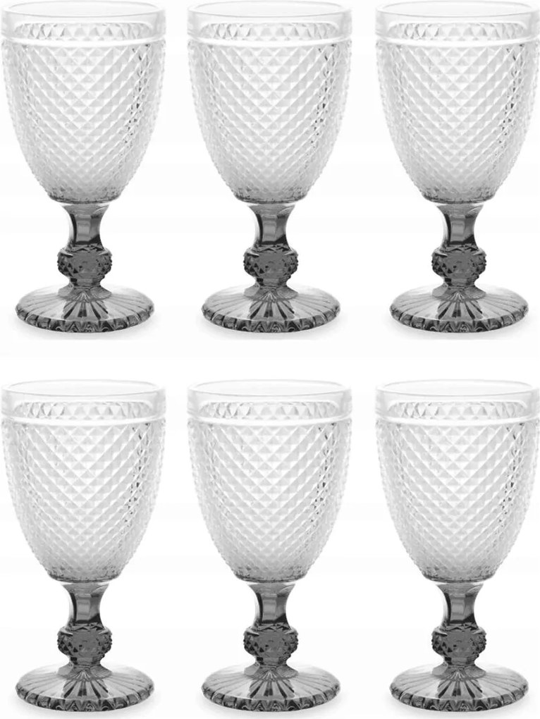 Vízpoharak üveg 256 ml-es pohár szett 6 db-os Víz