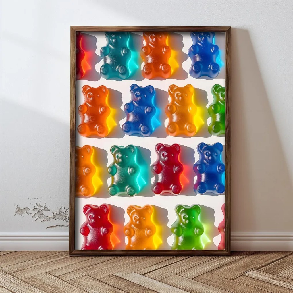 GE247-L keretezett MDF falikép, 35 x 47 cm