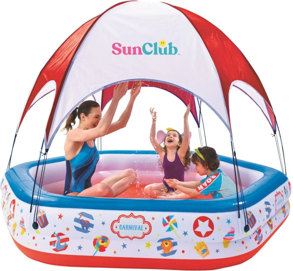 Felfújható gyerekmedence - cirkuszi sátor
