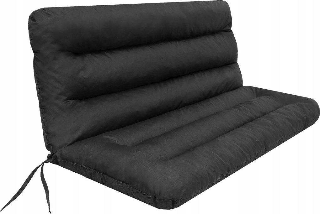 Kerti párna hintaágyhoz háttámlával, padhoz vízálló 120x110cm