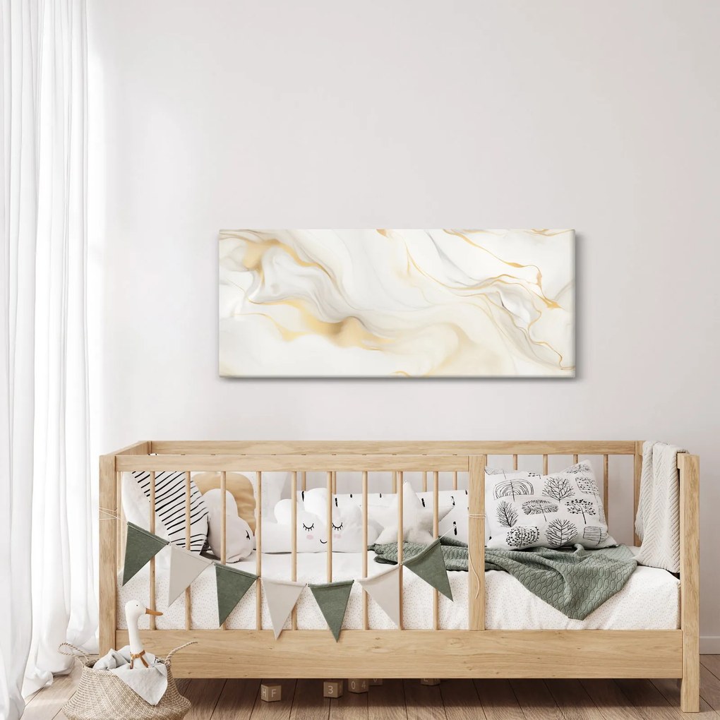 Kép - Absztrakció dekorációval (120x50 cm)