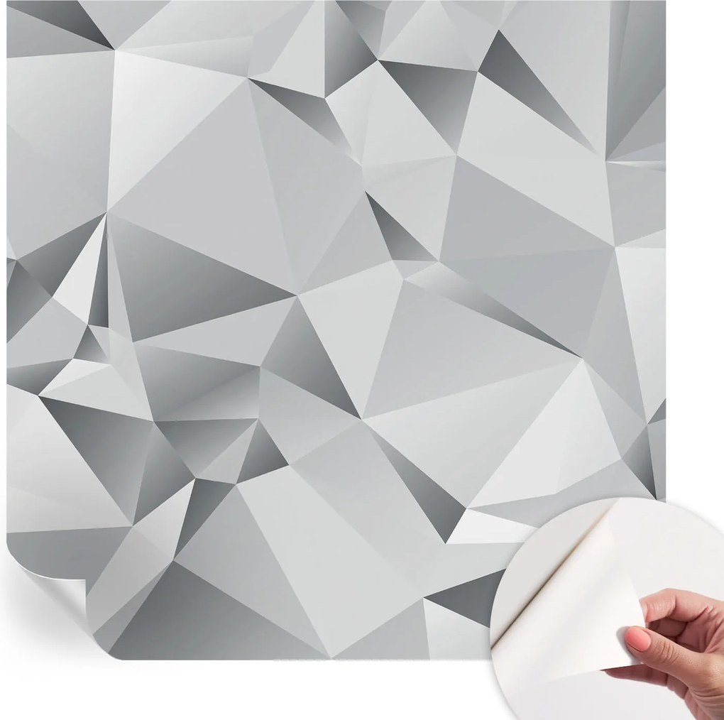 Dekoratív öntapadós fotótapéta Absztrakt geometria 250x250 cm