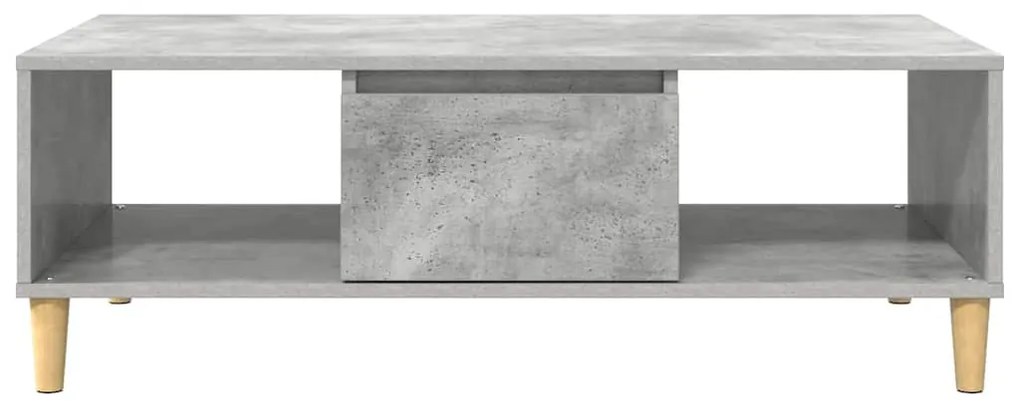 Dohányzóasztal Beton szürke 103,5 x 60 x 35 cm Faanyag