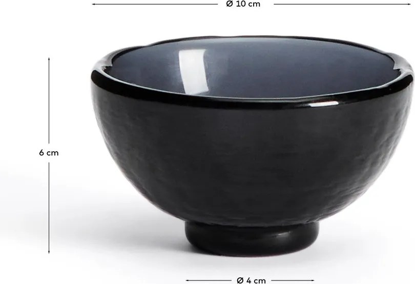 Kék üveg tálka Sileia – Kave Home