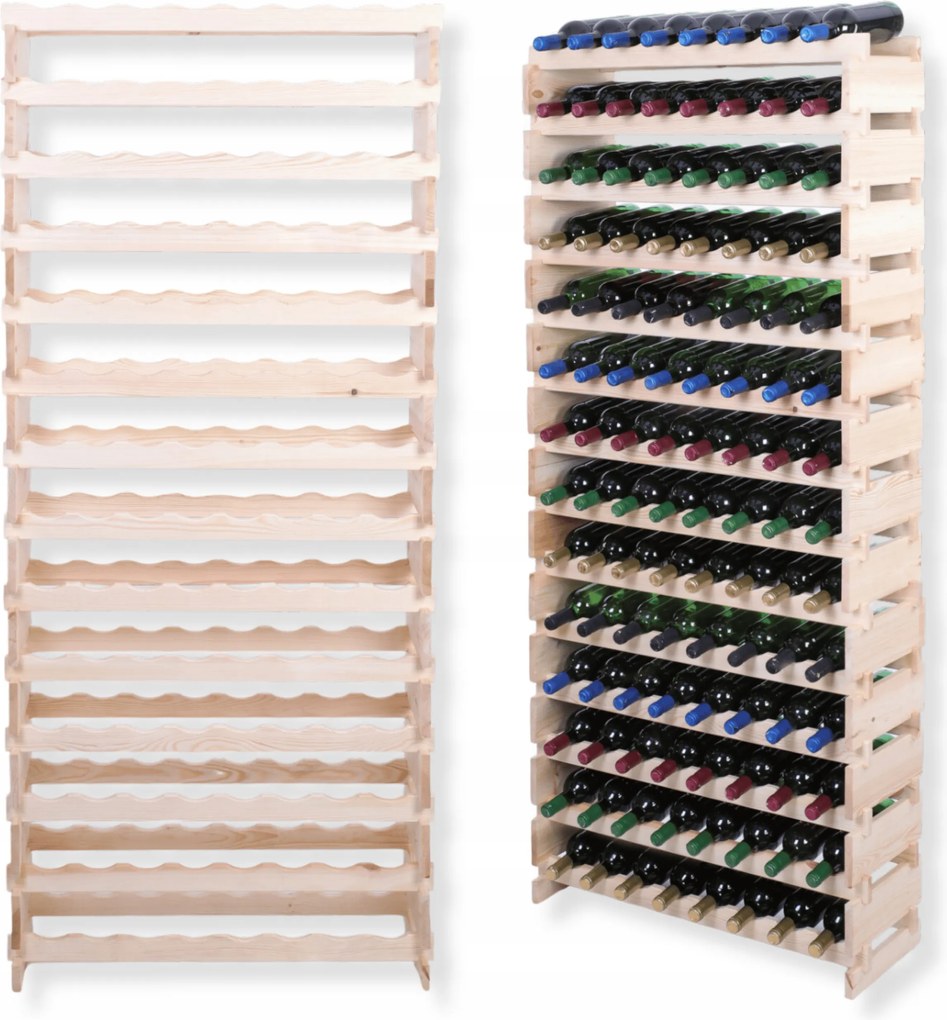 112 palackos bortartó állvány 14x8-as moduláris állvány szerszám nélkül bővíthető