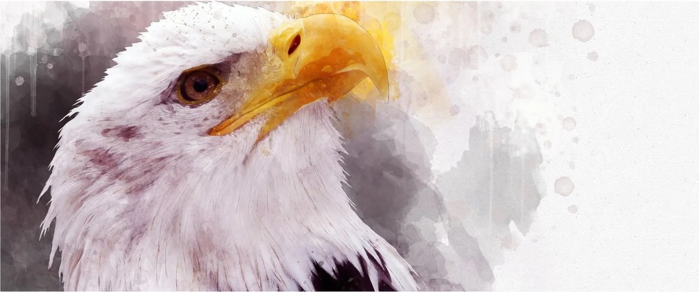 Egy sas képe (120x50 cm)