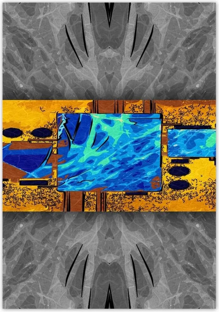 Poszterek 70x100 Kék csillogás