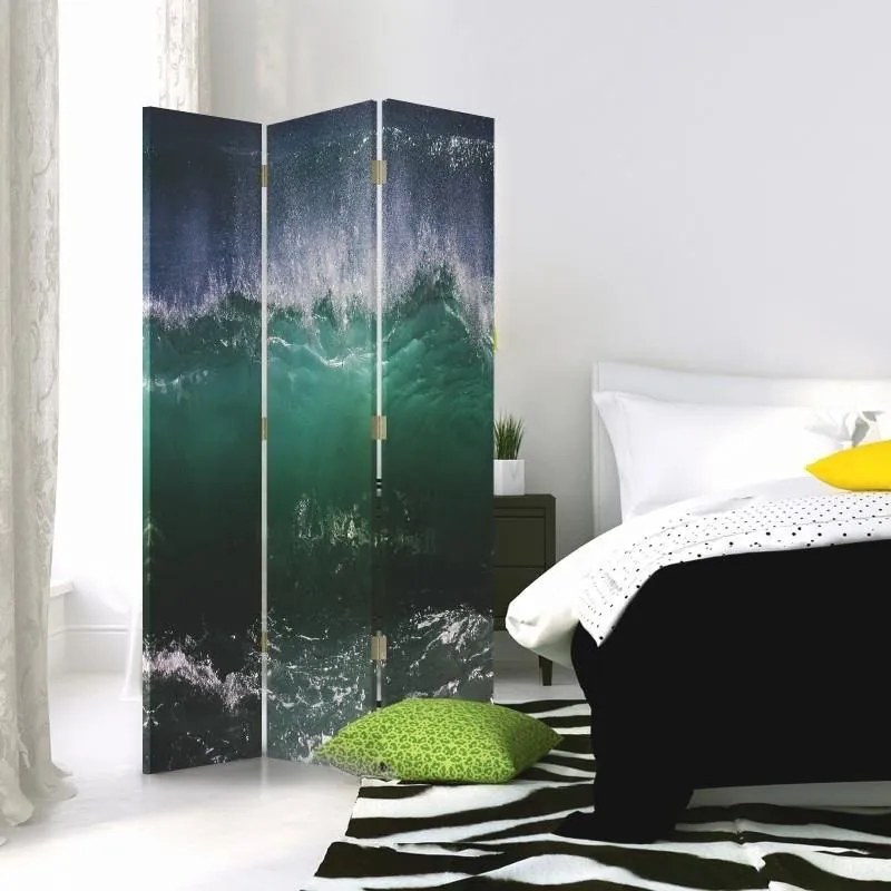 Gario Paraván A tenger hullámának ereje Méret: 110 x 170 cm, Kivitelezés: Klasszikus paraván