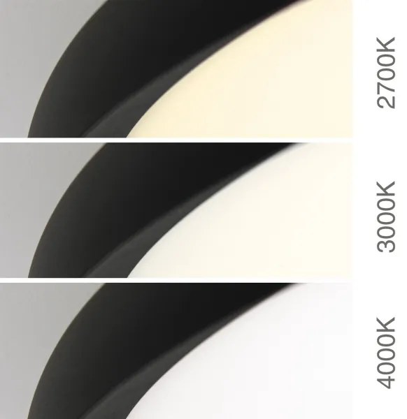 Orion - KANT LED mennyezeti lámpatest 66W/230V 2700/3200/4000K, átm. 80 cm, fekete