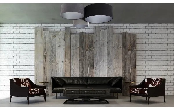 Mennyezeti lámpa SPACE 3xE27/60W/230V szürke/fekete/ezüst