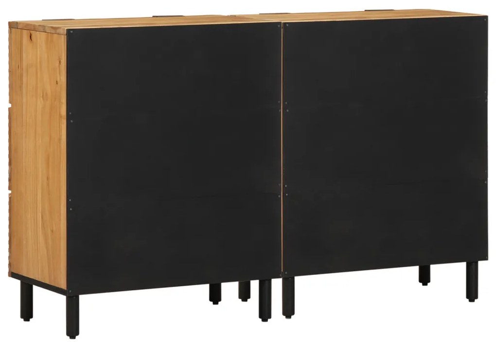 Szekrények 2 db Barna 60x33x75 cm Tömör Fa Akác