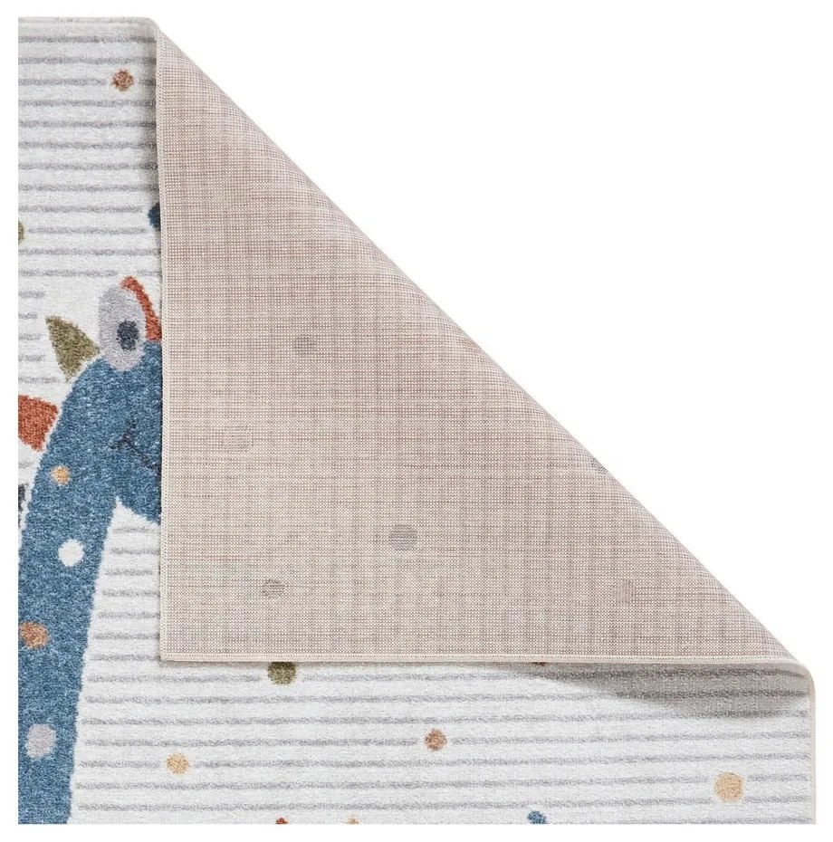 Kék-világosszürke gyerek szőnyeg 120x170 cm Vida Kids Dinosaur – Think Rugs