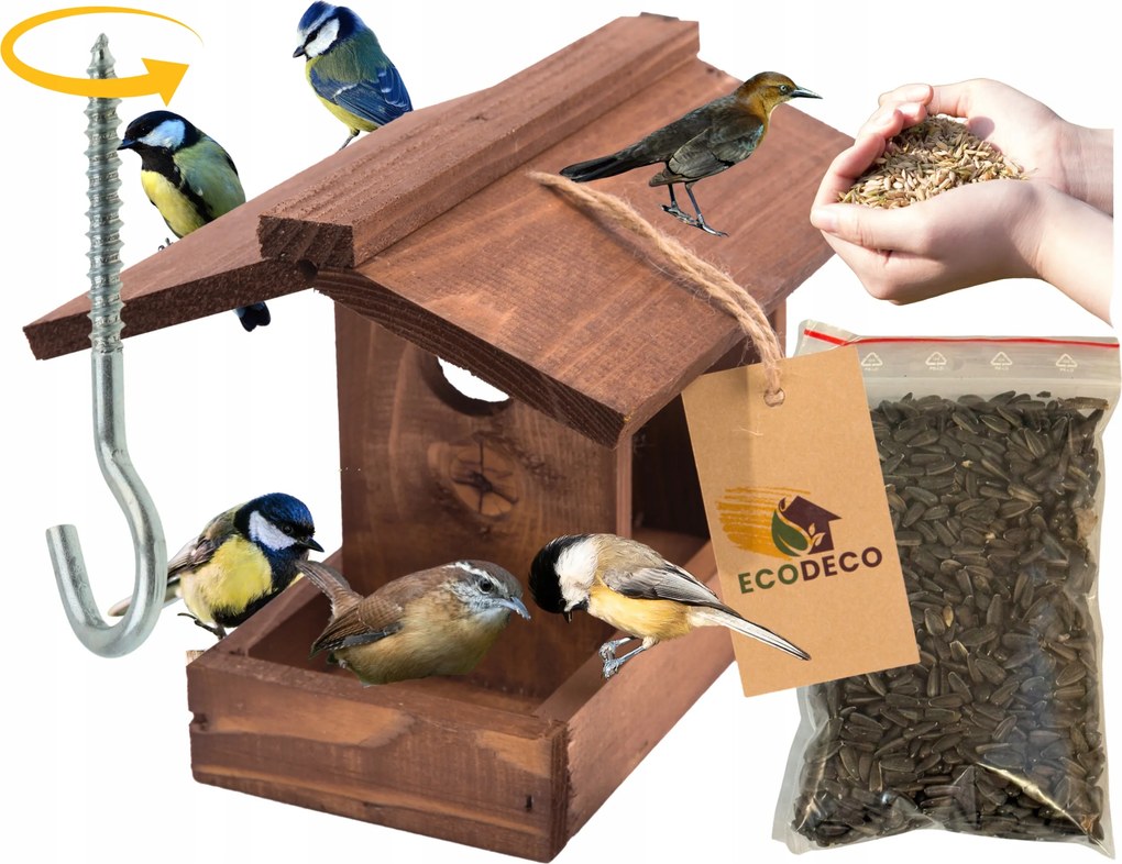 Madáretető bódé faház gabona lógó gyártó eledel