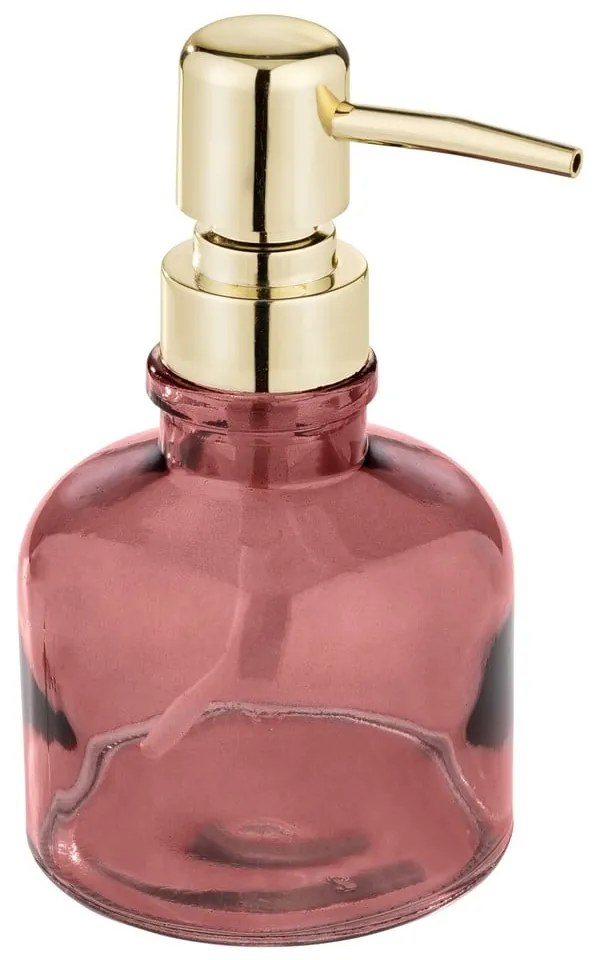 Sötét rózsaszín üveg szappanadagoló 200 ml Atessa – Wenko