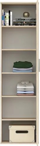 KLARA Egyajtós Polcos Szekrény Sonoma Színben