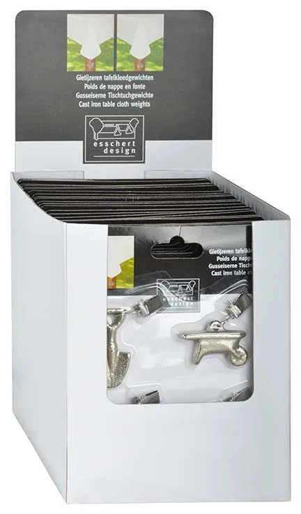 Öntöttvas csipeszes terítőnehezék, szerszámos