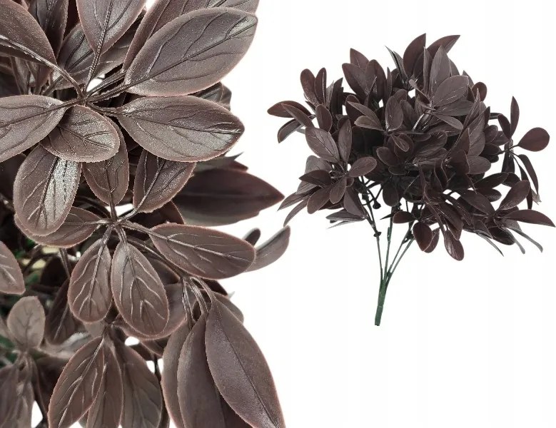 Csokor Barna Levelek Mesterséges Zöld Fal Növény Fejka