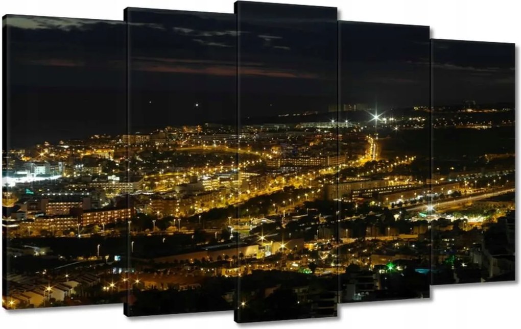 Festmények 100x60 Tájkép éjszakai felvételen