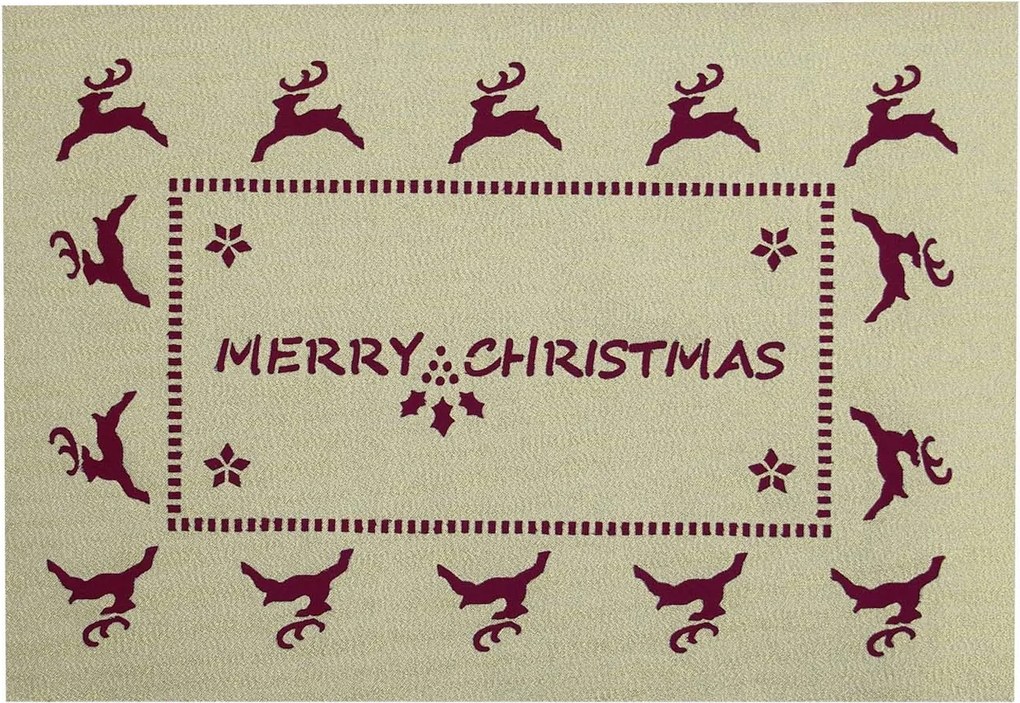 Arany Színű, Díszes Karácsonyi Alátét Terítő Karácsonyi Dekoráció