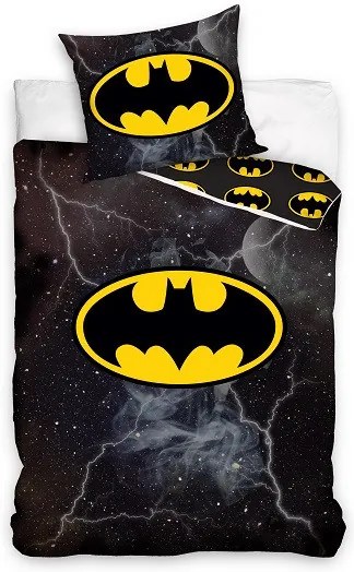 Batman Thunder ágyneműhuzat 140×200cm, 65x65 cm