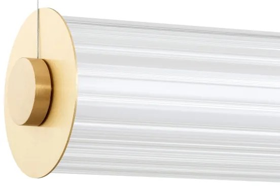 Argon 8624 - LED Csillár zsinóron HAMPTON LED/90W/230V 3000K 120 cm réz