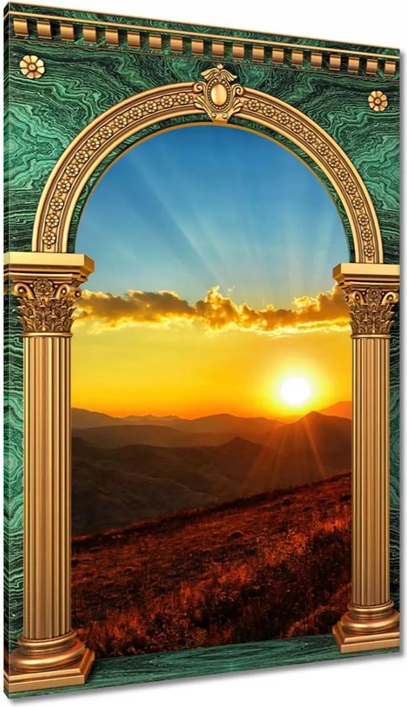 Vászonkép 60x90 Gyönyörű naplemente